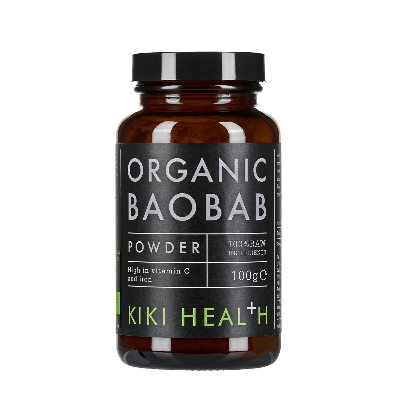 Kiki Organic Baobab Powder 100g – Healthland Co.