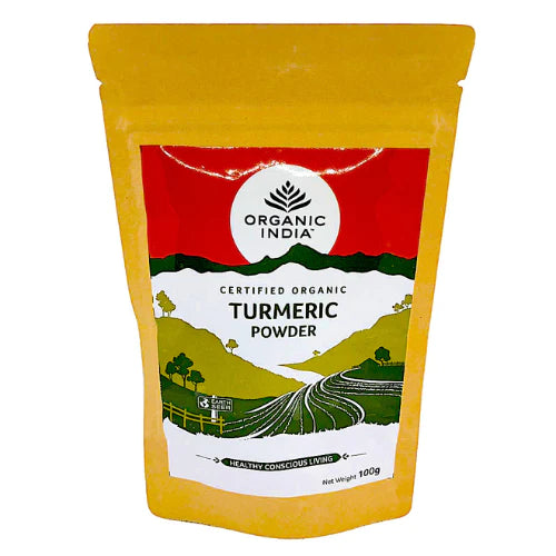 Organic India Certified Organic Turmeric Powder 100g – Healthland Co.
