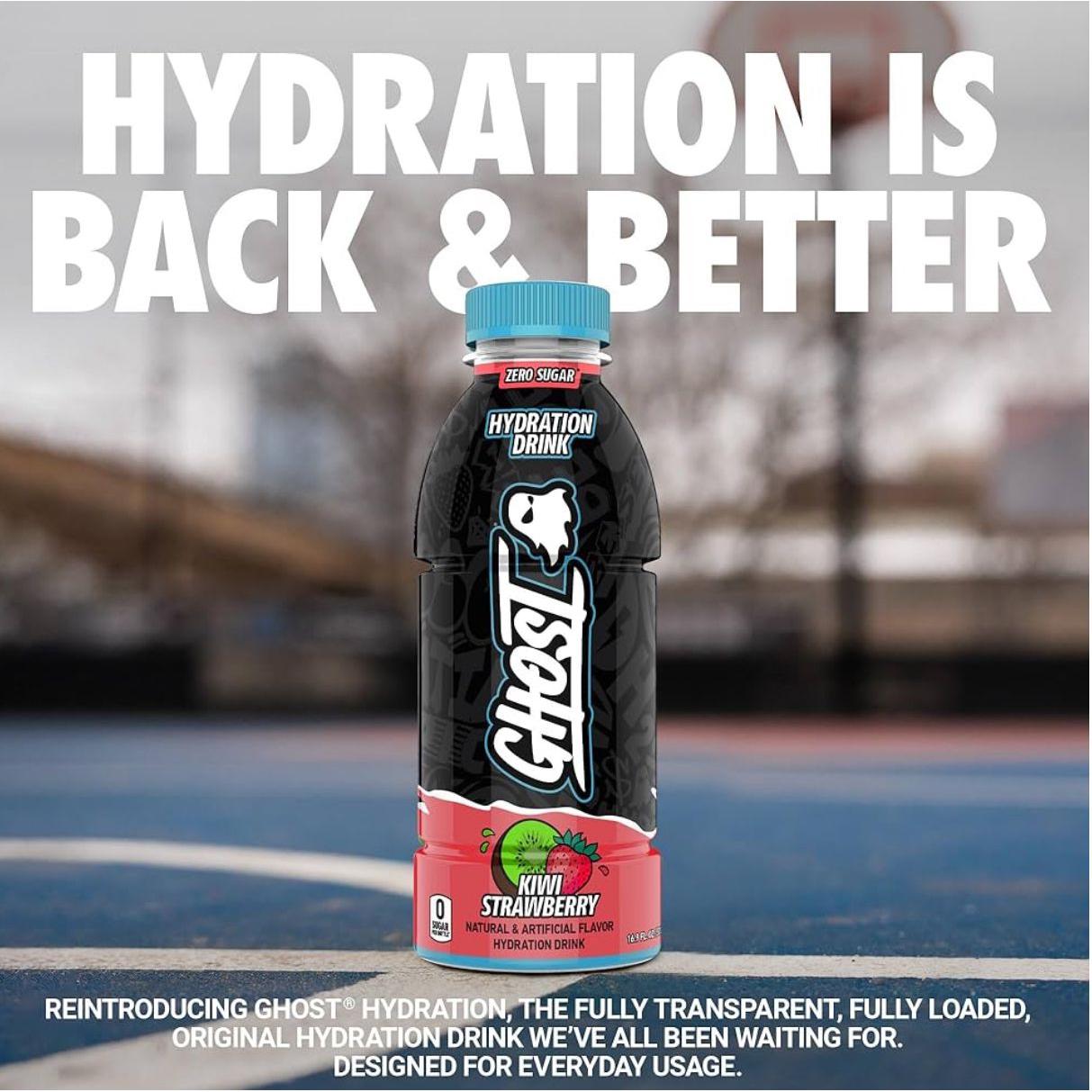 GHOST Hydration Drink - Kiwi Strawberry 500ml