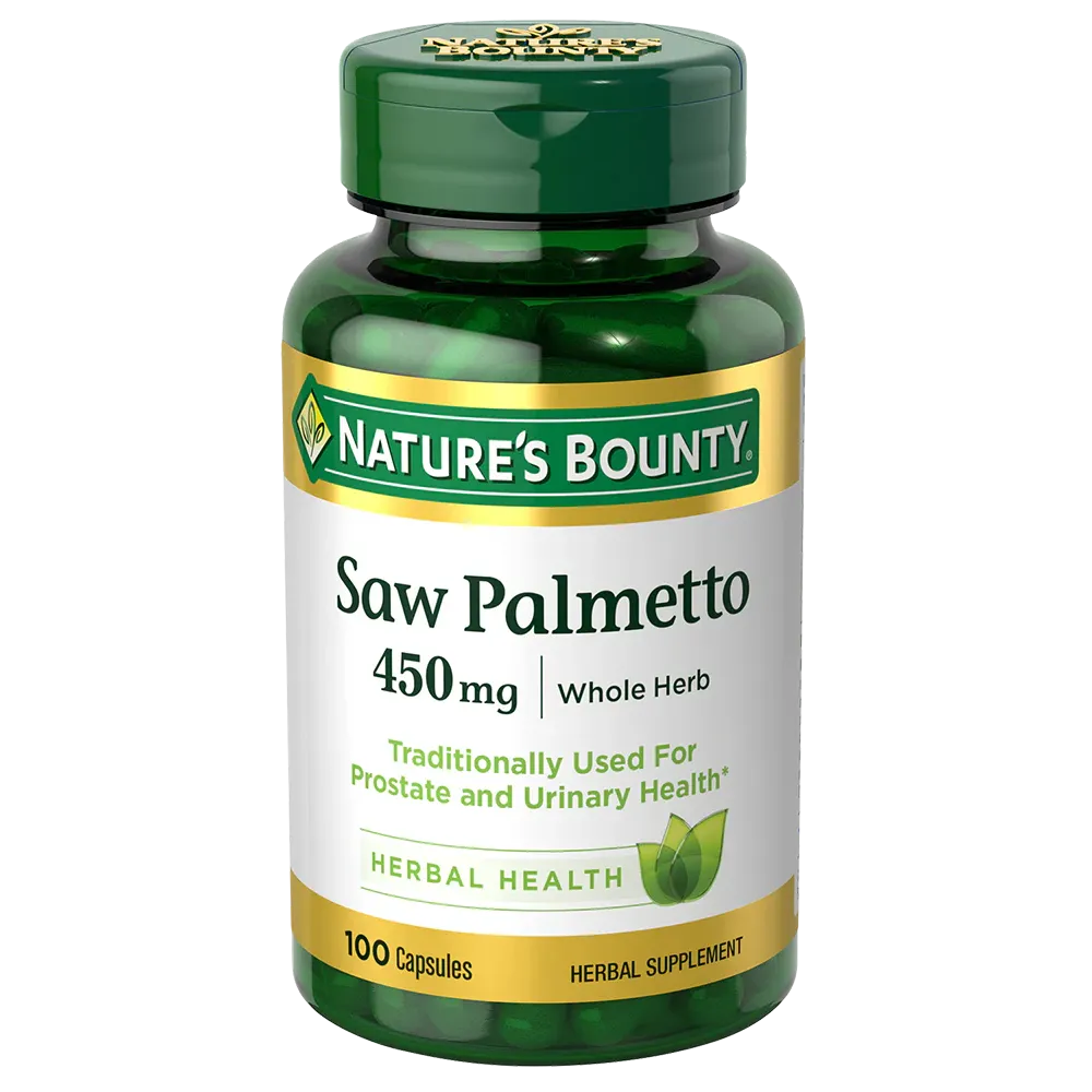 Nature's Bounty Saw Palmetto 450 mg, 100 Capsules