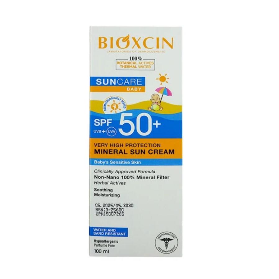 كريم بيوكسين صن كير بيبي SPF50+ المعدني للوقاية من الشمس - 100 مل