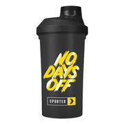Sporter No Days Off Shaker Black BPA-free 600ml
