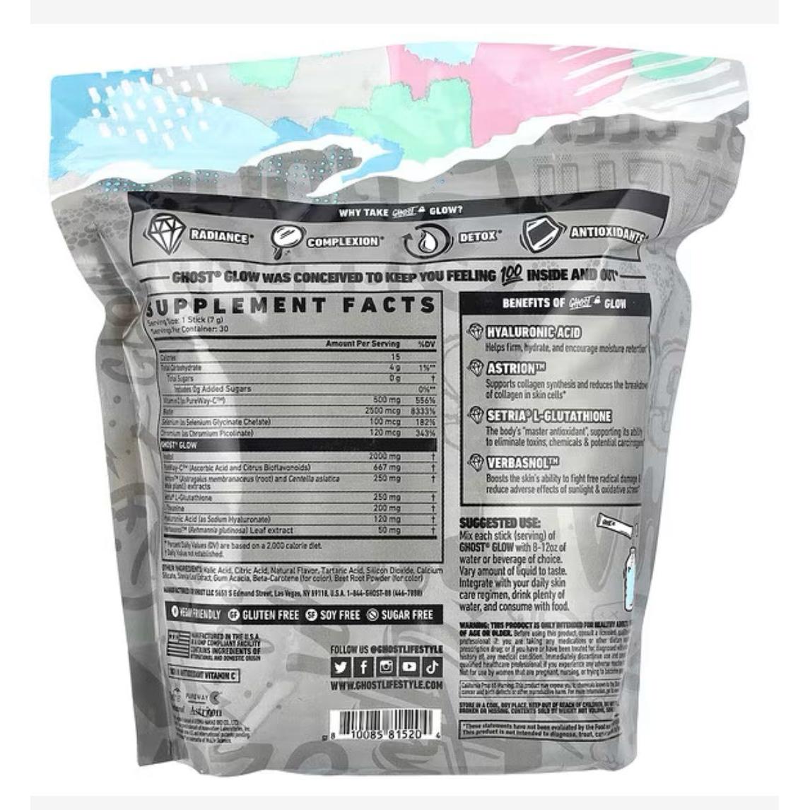 Ghost Hydration Sticks Lemon Crush 24 sticks 216g