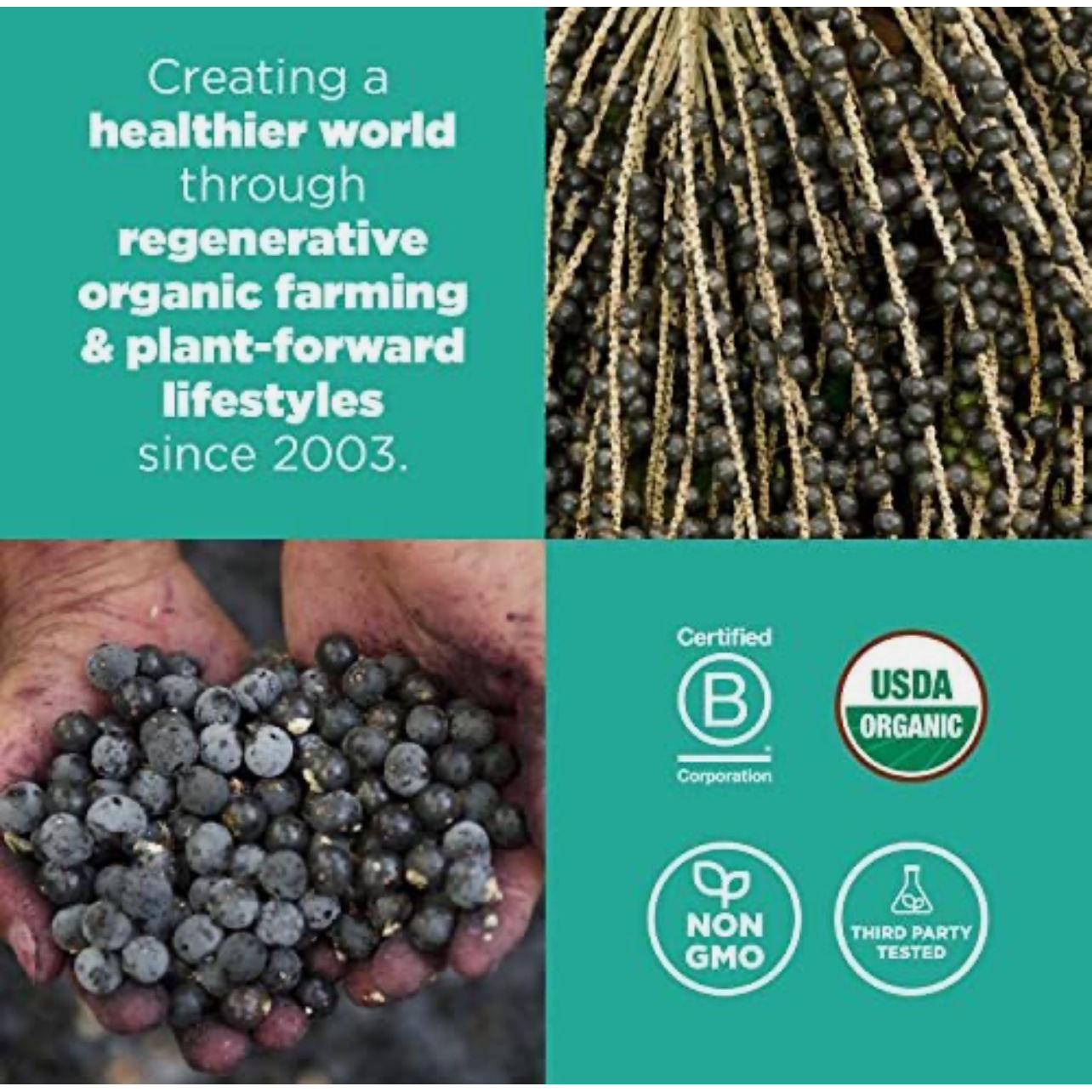 مسحوق توت الآساي العضوي من نافيتاس أورجانيكس، 227 غرام