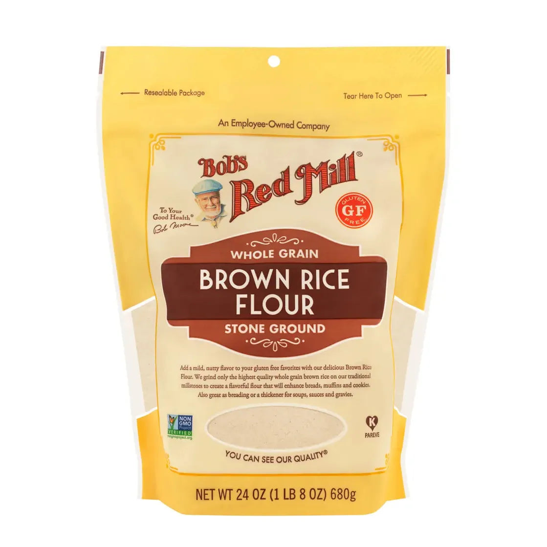 Bob's Red Mill Stone Ground Whole Grain Brown Rice Flour 680g