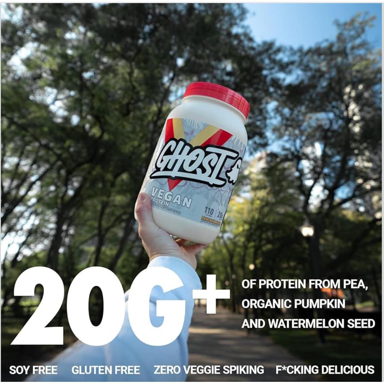 GHOST Vegan Protein Powder, Banana Pancake Batter 896g