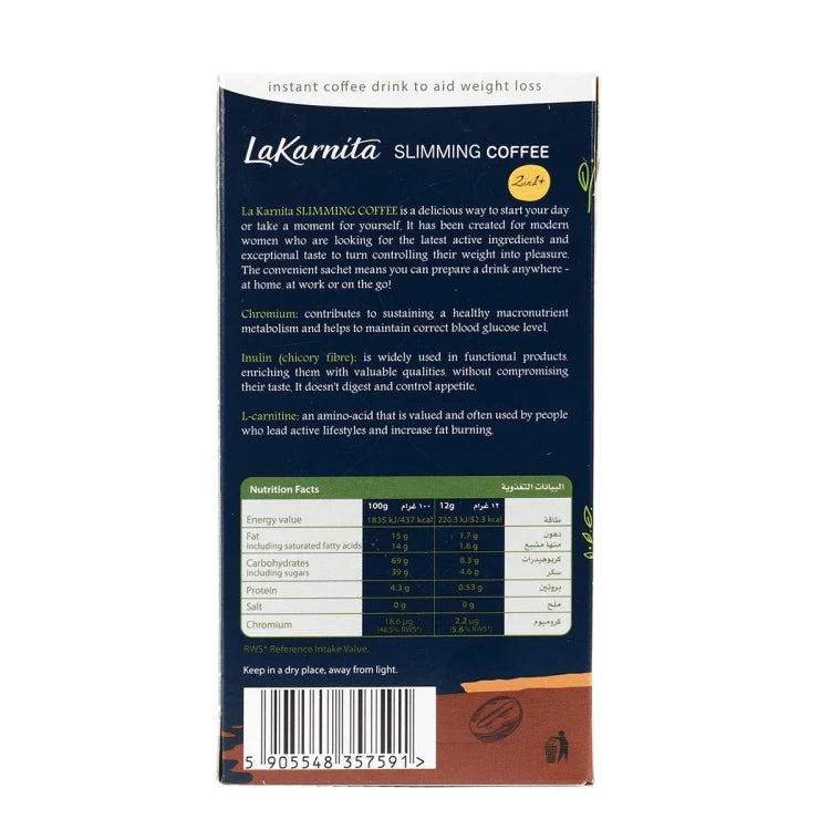 LaKarnita Slimming Coffee 2-in-1 (10 Sachets)