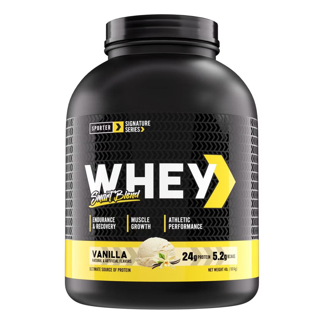 Sporter Whey Smart Blend Vanilla 24g Protein 5.2g BCAAs  1814g