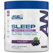 أبلايد نيوتريشن دعم النوم والاسترخاء والتعافي مع المغنيسيوم والجلايسين و5-هيدروكسيتريبتوفان والمواد المتكيّفة - عنب أسود 300 غرام