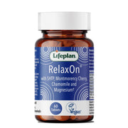 لايف بلان ريلاكس أون مع 5HTP كرز مونتمورسي والبابونج والمغنيسيوم 60 قرص نباتي
