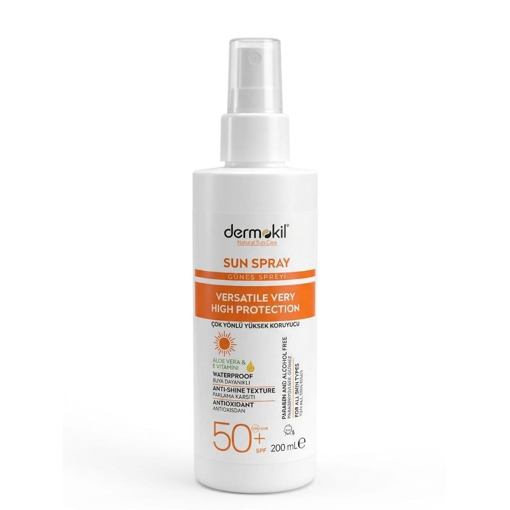 Dermokil Versatile Very High Protection Sun Spray SPF 50+ (200ml)
