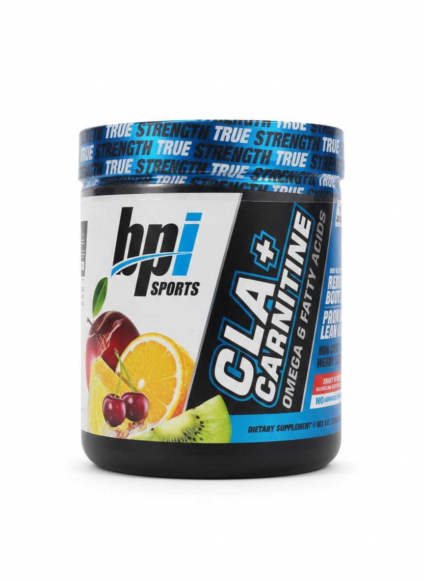 بي بي اي سبورتس ال كارنيتين + سي ال ايه لدعم فقدان الوزن غير المنشط بطعم الفواكه 350 جرام