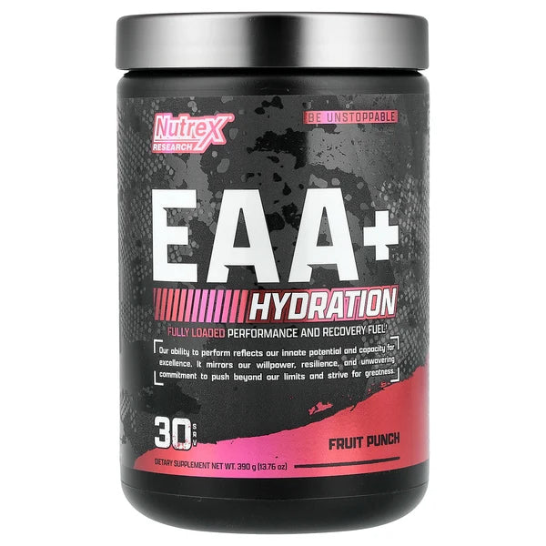 Nutrex Research, EAA+ Hydration, Fruit Punch, 13.76 oz (390 g)