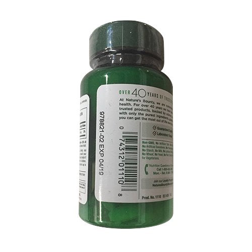 Natures Bounty Potassium Gluconate 99 mg Supplement Caplets, 100 Ea
