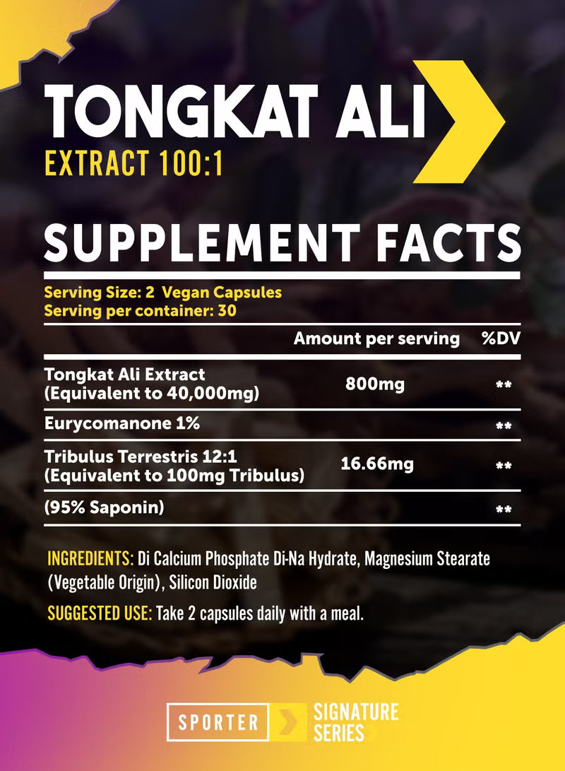 سبورتر تونكات علي 800 مجم 60 كبسولة نباتية