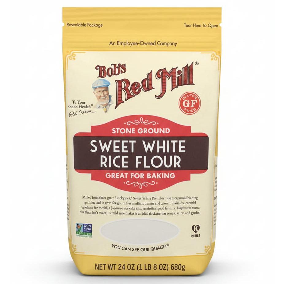 Bob's Red Mill Stone Ground Sweet White Rice Flour, Gluten Free 680g
