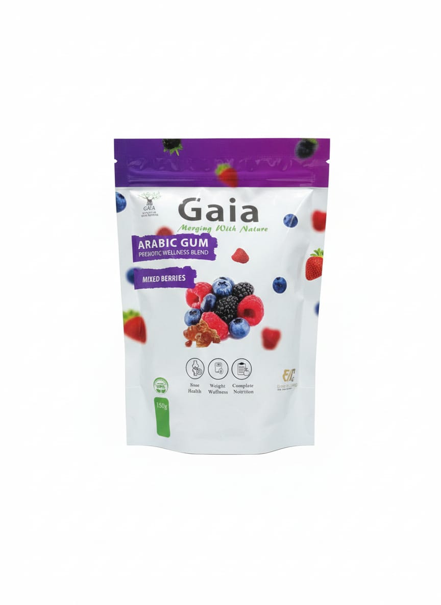 Gaia Arabic Gum - Prebiotic Wellness Blend (Mixed Berries)150g