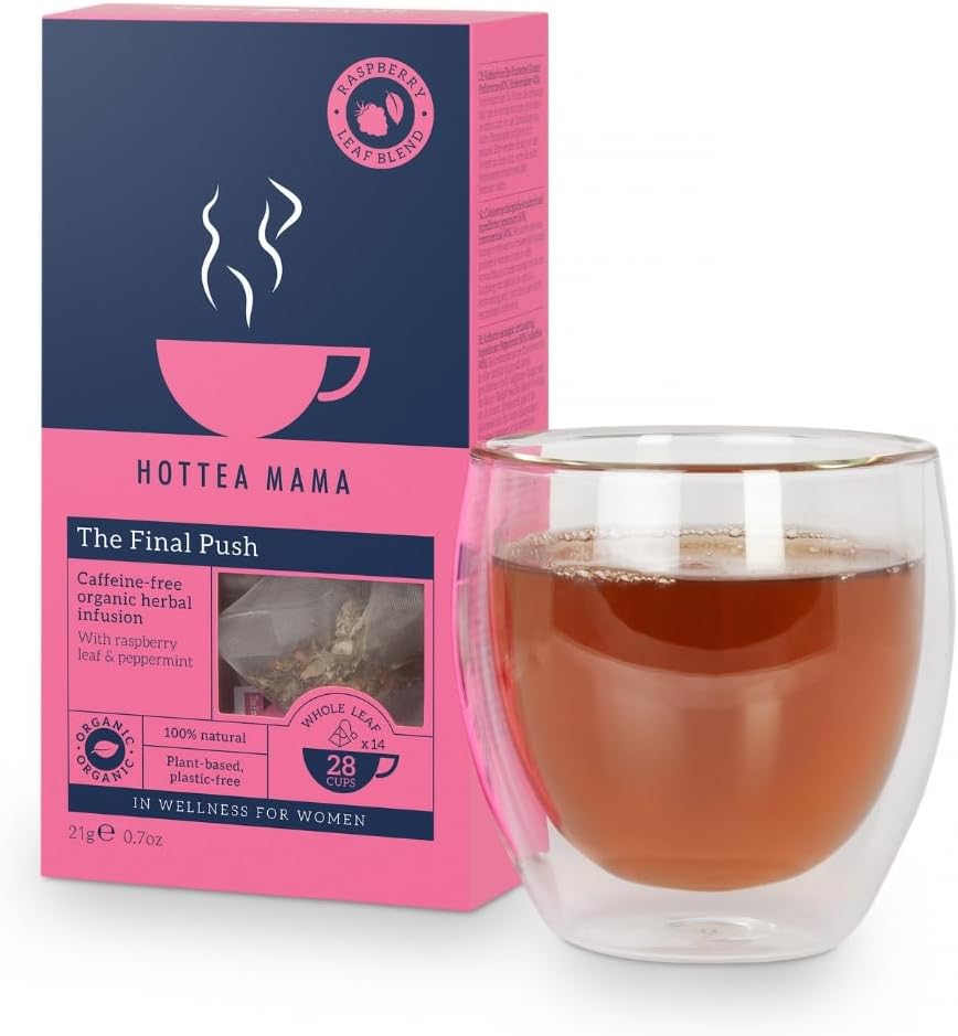 HotTea Mama The Final Push Raspberry Leaf Tea  21g 14 Biodegradable Plant Based Bags