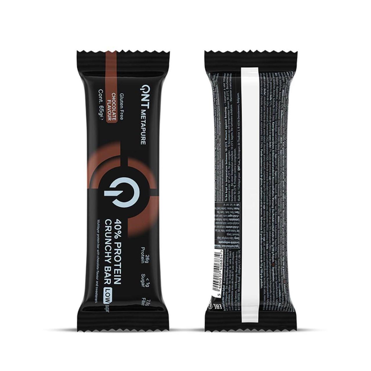 QNT Crunchy Bar Chocolate 40% Protein 65G
