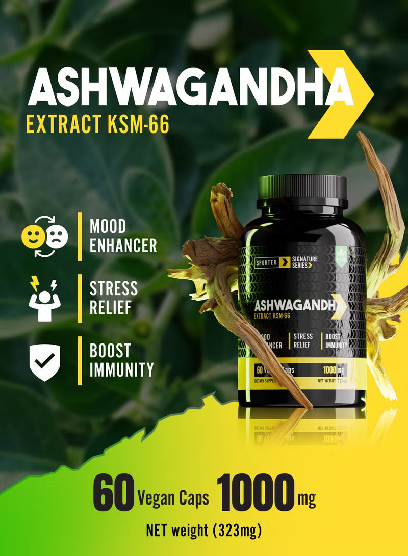 Sporter Ashwagandha 1000mg 60 VEGAN CAPS