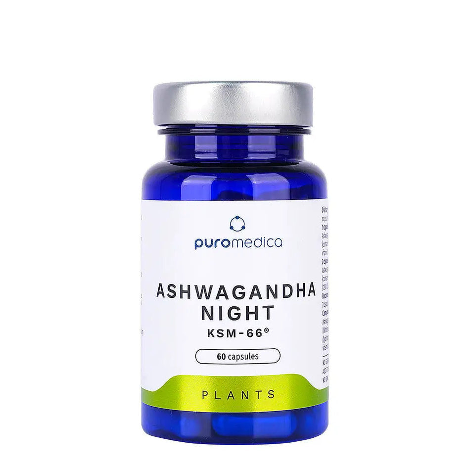 Puromedica Ashwagandha Night KSM-66 60 Capsules Vegan