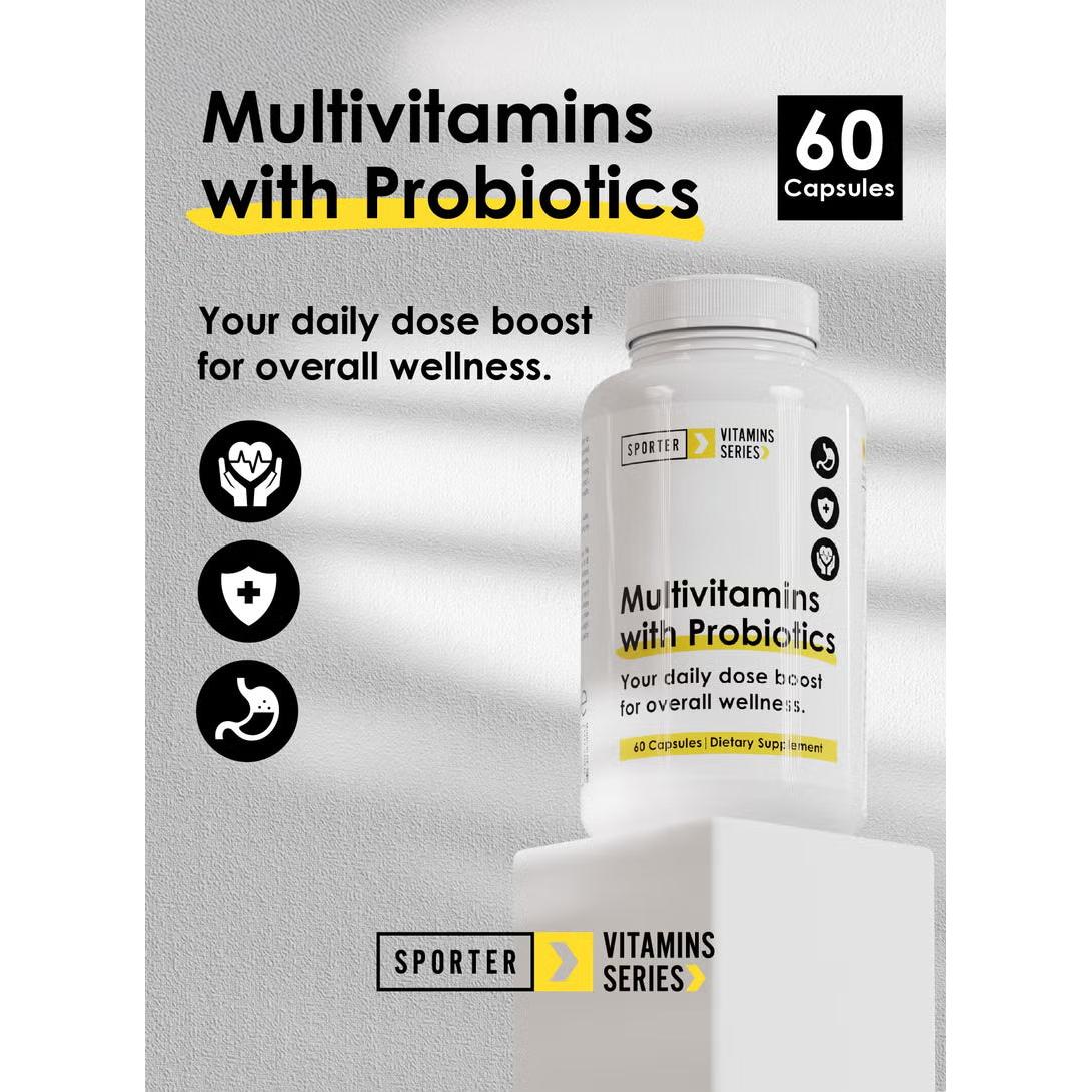 Sporter Multivitamins with Probiotics 60 Capsules