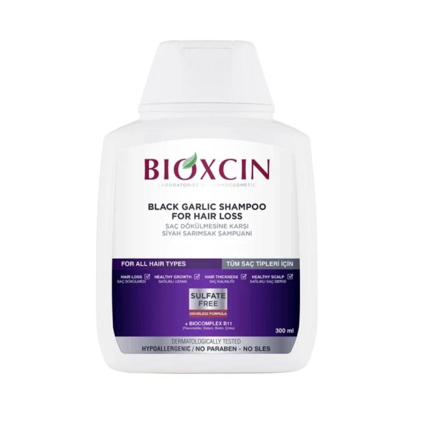 Bioxcin Black Garlic Shampoo For Hair Loss Sulfate Free 300ml