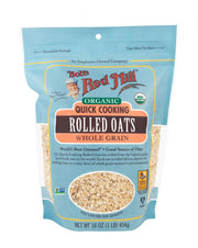Bob's Red Mill Organic Quick Cooking Rolled Oats - 16 oz (454g)
