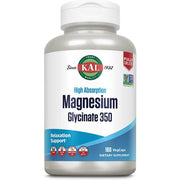 KAL Magnesium Glycinate Fully Chelated Magnesium Bisglycinate Vegan Non-GMO 160 Veg Capsules