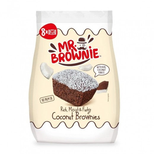 MR Brownie Coconut Broenies with real Coconut flakes 200g