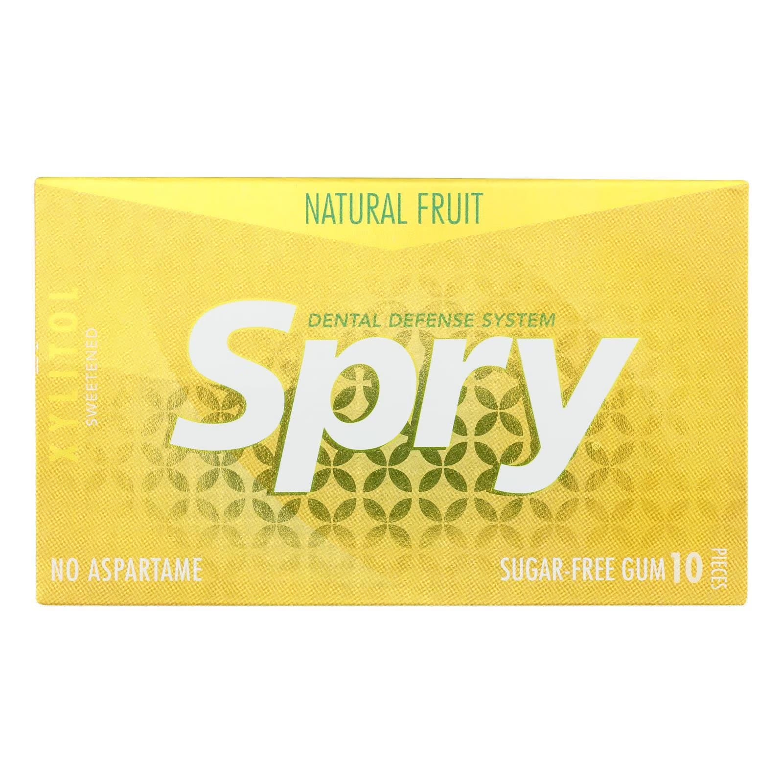 Spry Fresh Fruit Gum Xylitol Sugar Free 10 PCS