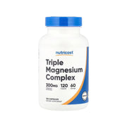 Nutricost Triple Magnesium Complex (300mg, 120 Capsules) 60 Servings