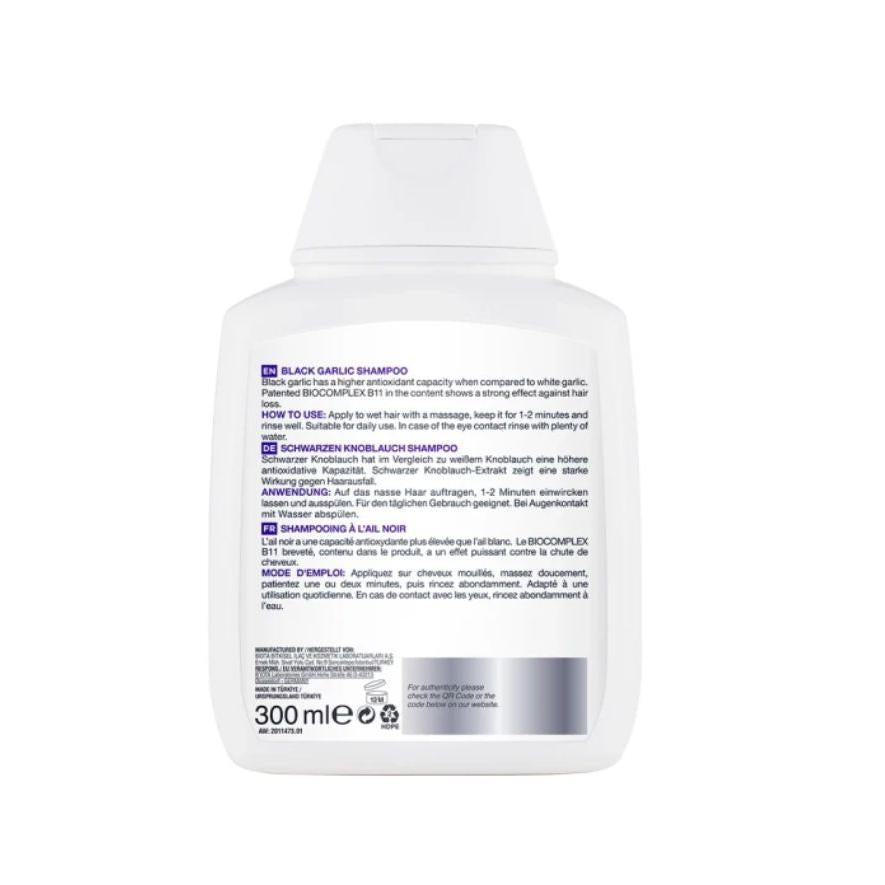 Bioxcin Black Garlic Shampoo For Hair Loss Sulfate Free 300ml