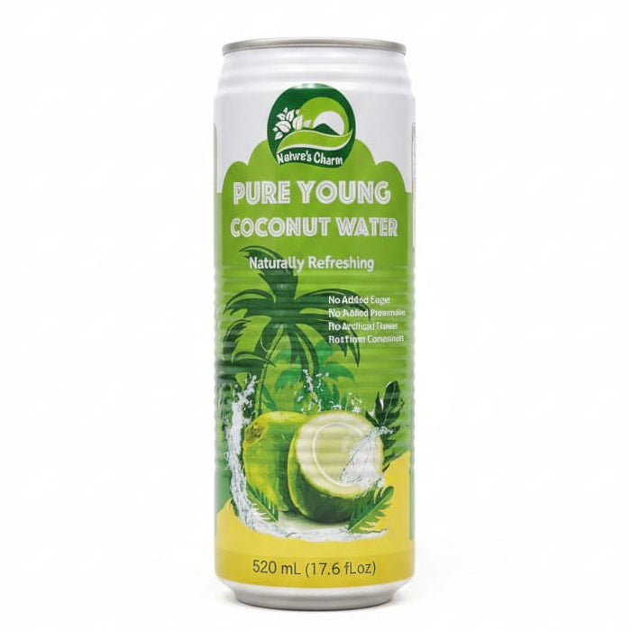 Nature's Charm Pure Young Coconut Water (520ml)