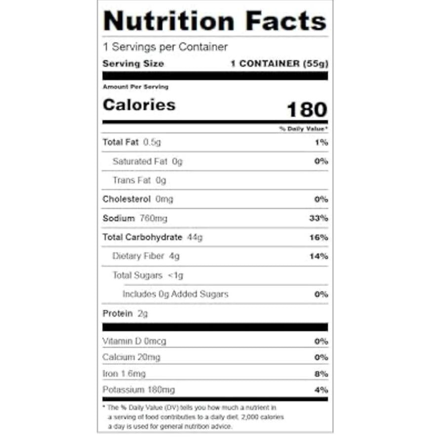 حساء رامين الأرز بالخضار والثوم من لوتس فودز، كوب 55 جم