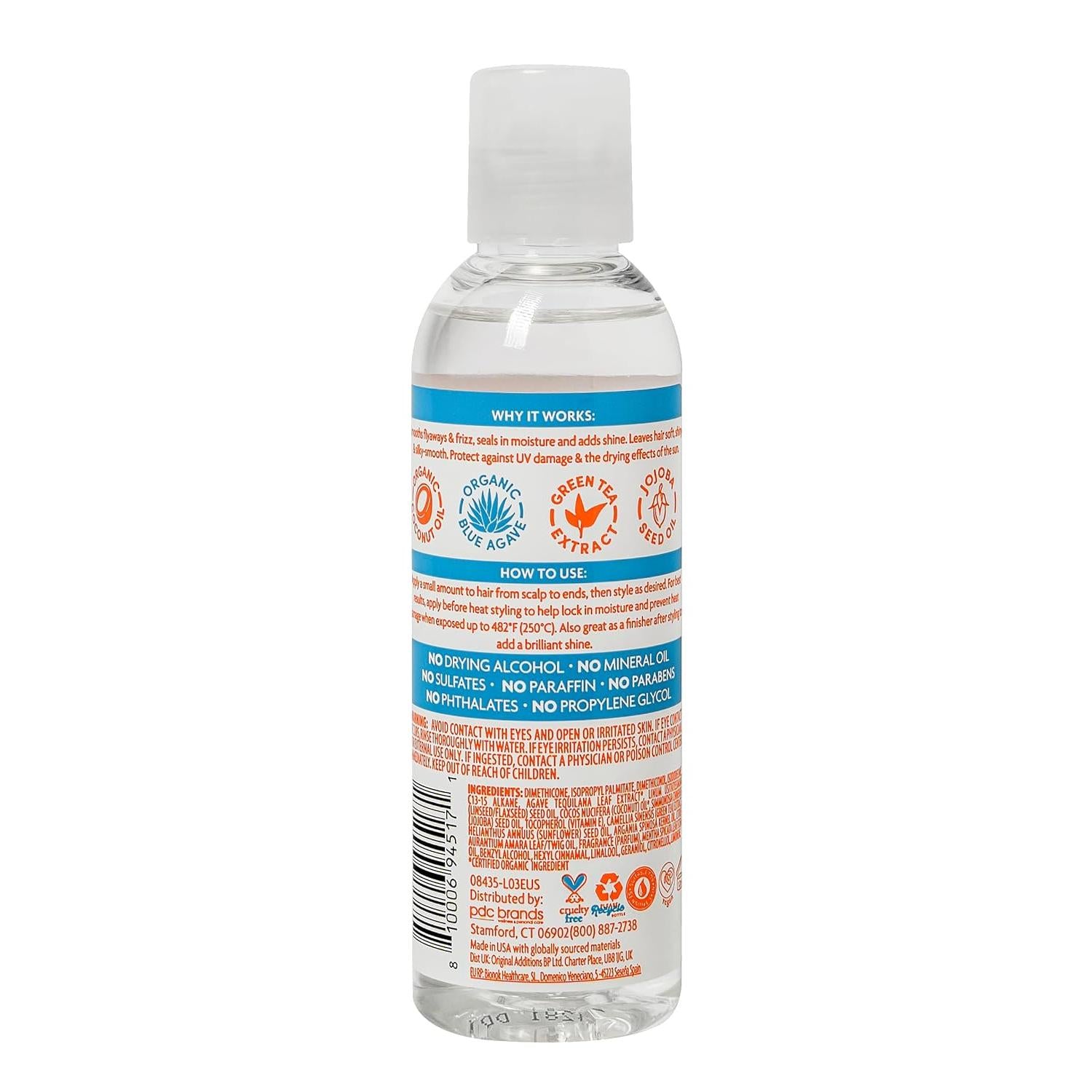 ملمع الشعر Cantu Weightless Protect + Shine Gloss سعة 100 مل