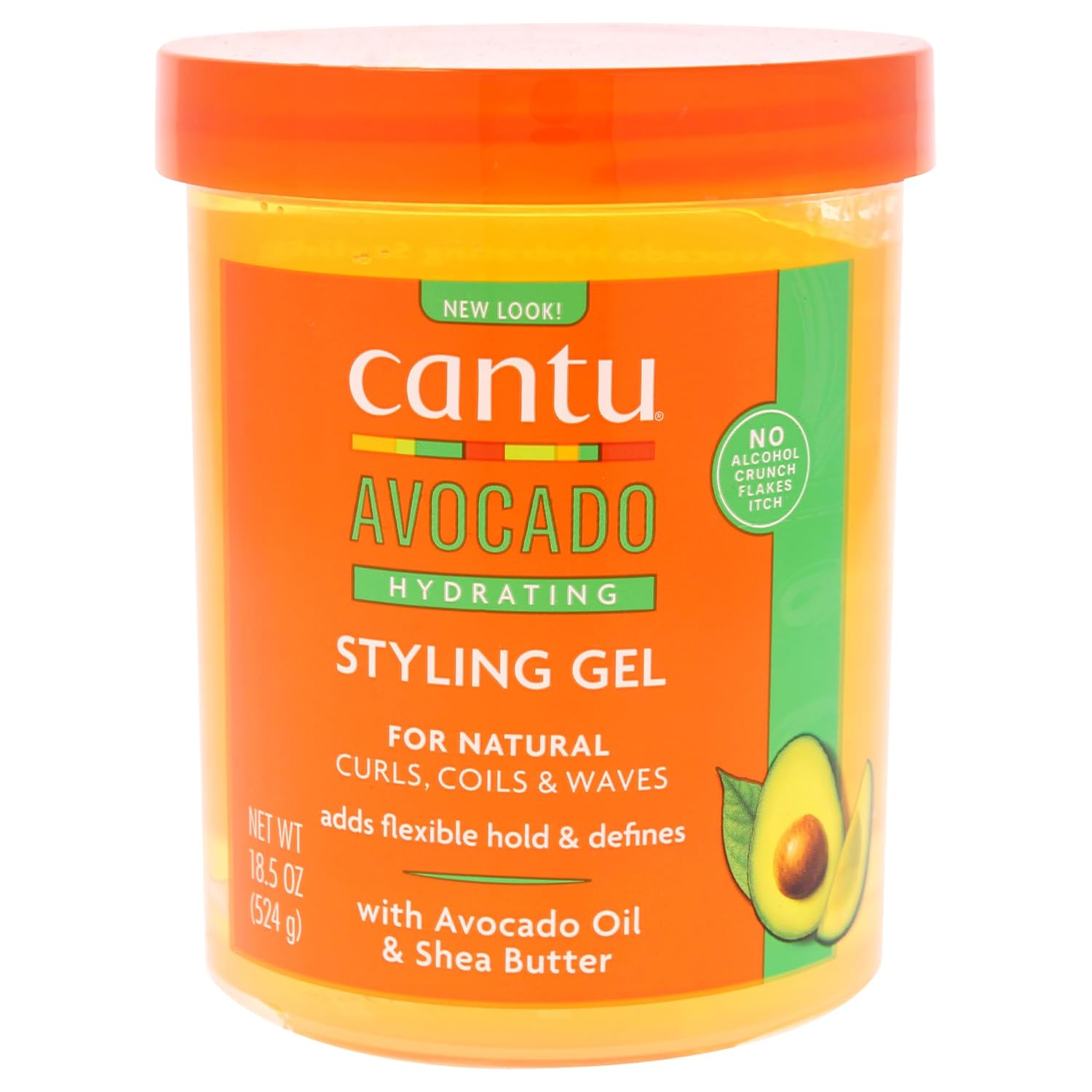Cantu Avocado Paraben-free Hydrating Styling Gel, 524g