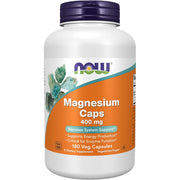 NOW Foods Magnesium 400 mg 180 Veg Capsules