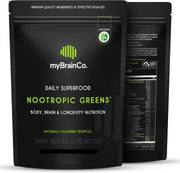 myBrainCo Nootropic Greens Daily Superfood for Body, Brain & Longevity 225g