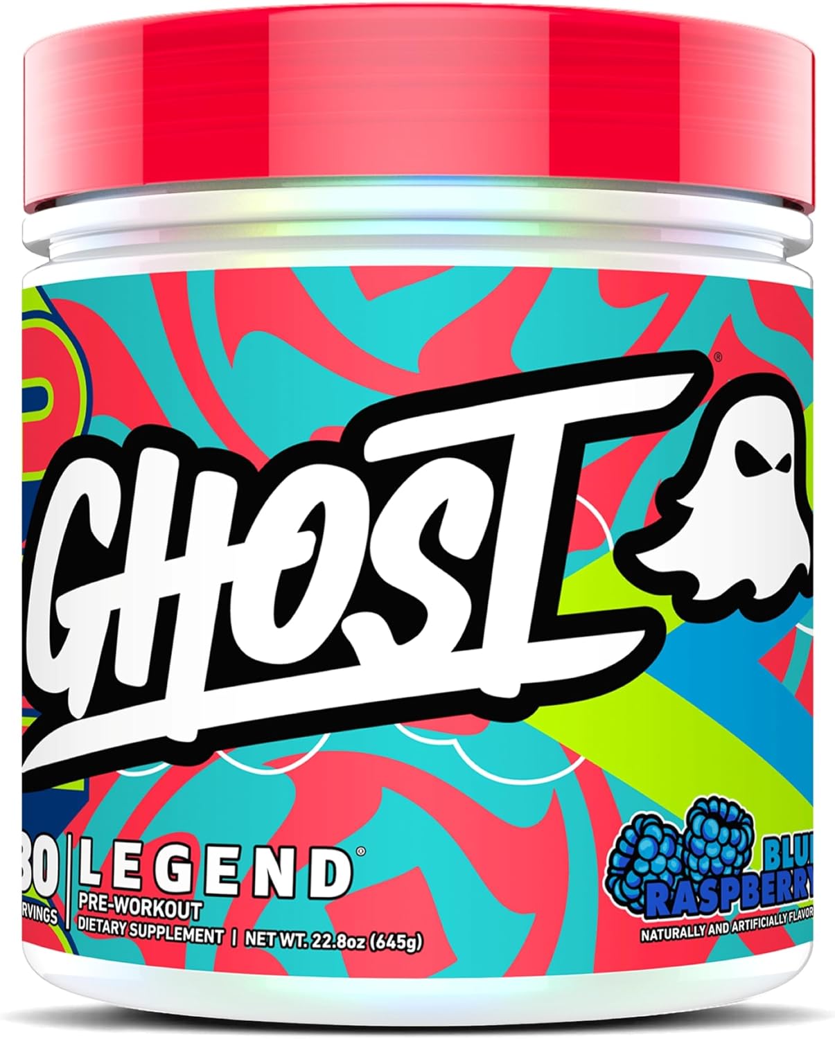 Ghost Legend Pre workout, Blue Raspberry 645g