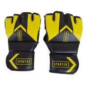 Sporter MMA Gloves Black/Yellow Size Medium