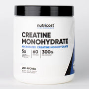 Nutricost Creatine Monohydrate Powder Unflavored 300g