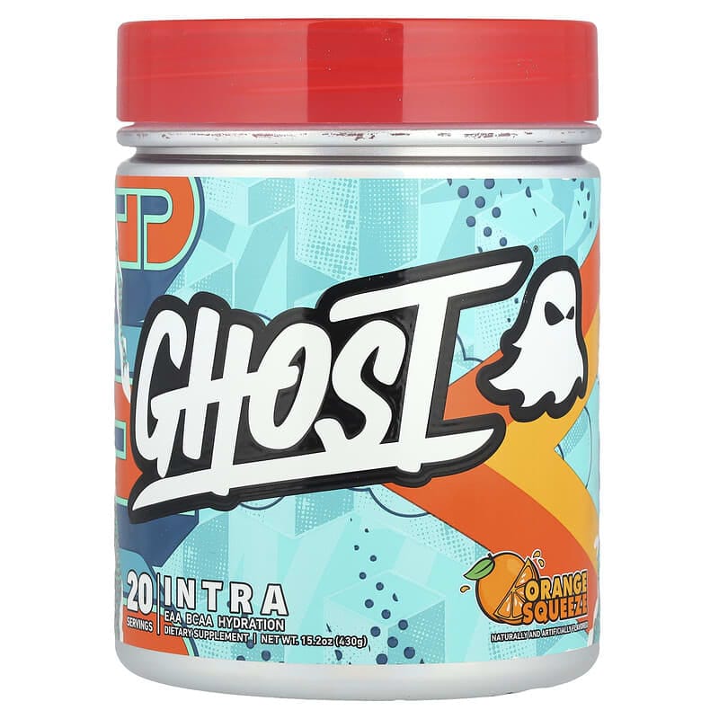 GHOST Intra Workout Powder, Orange Squeeze 430g