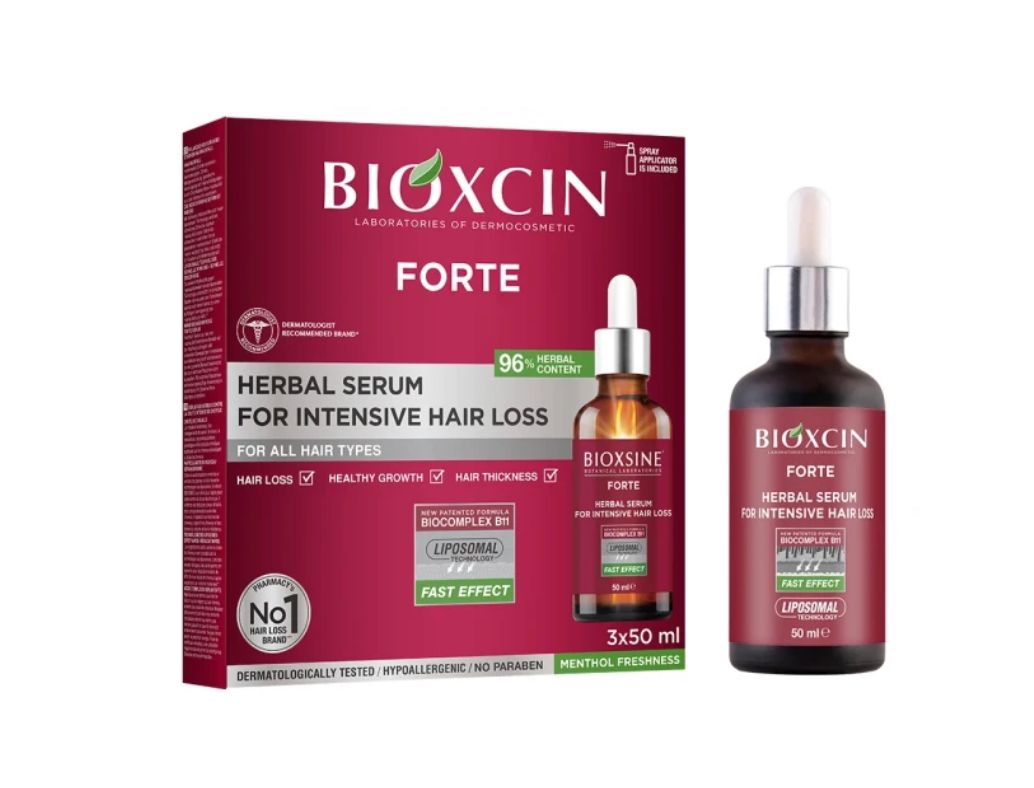 BIOXCIN SERUM FOR INTENSIVE HAIR LOSS (3 x 50 ml)