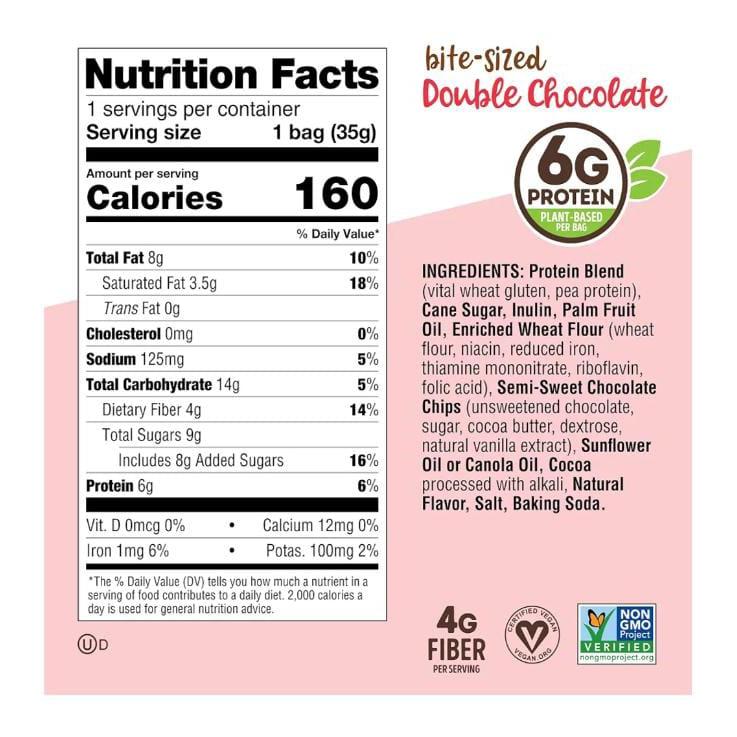 Lenny & Larry's, Crunchy Cookies, Double Chocolate Chip 35g