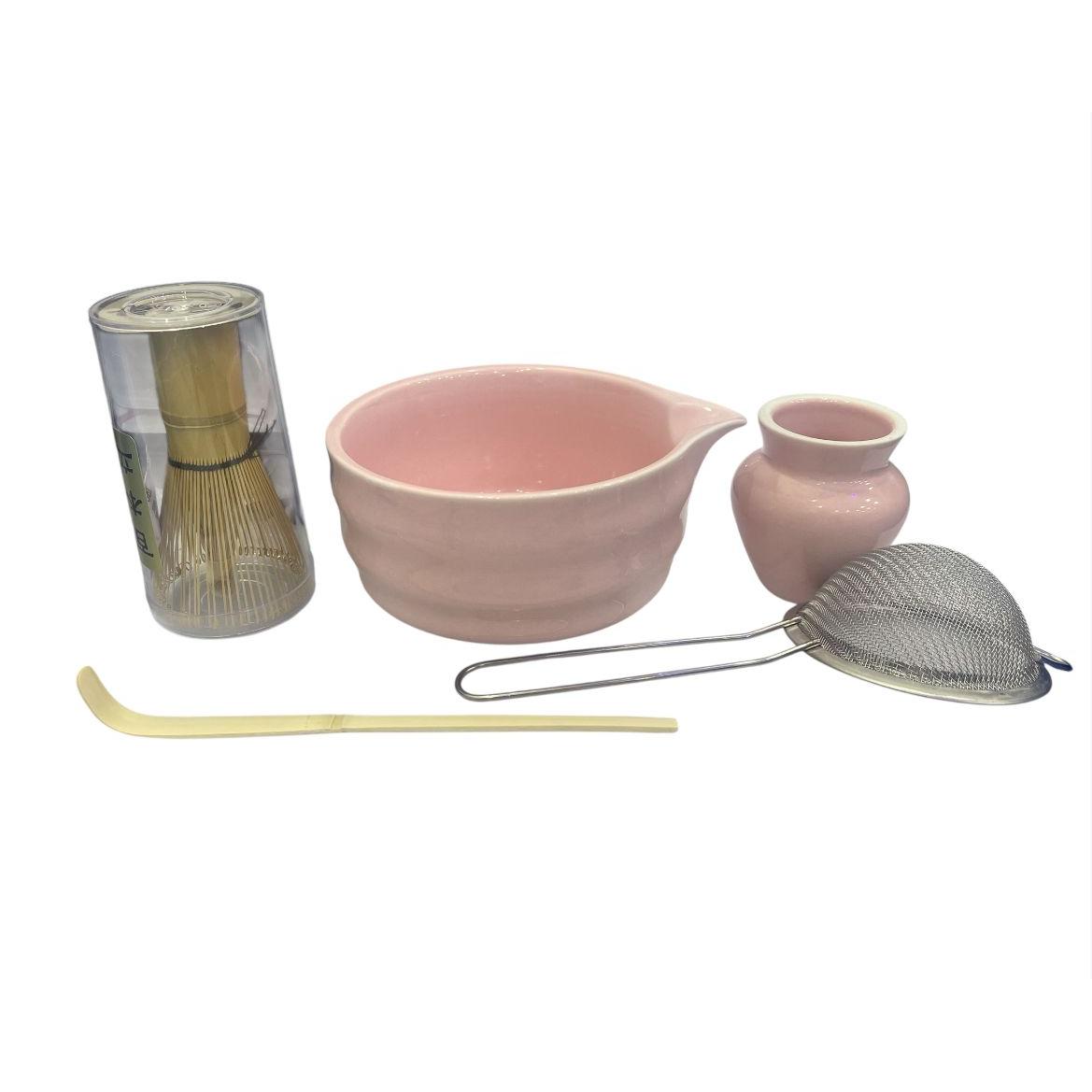 Yoocha Japanese Matcha pink Set 5 Pieces