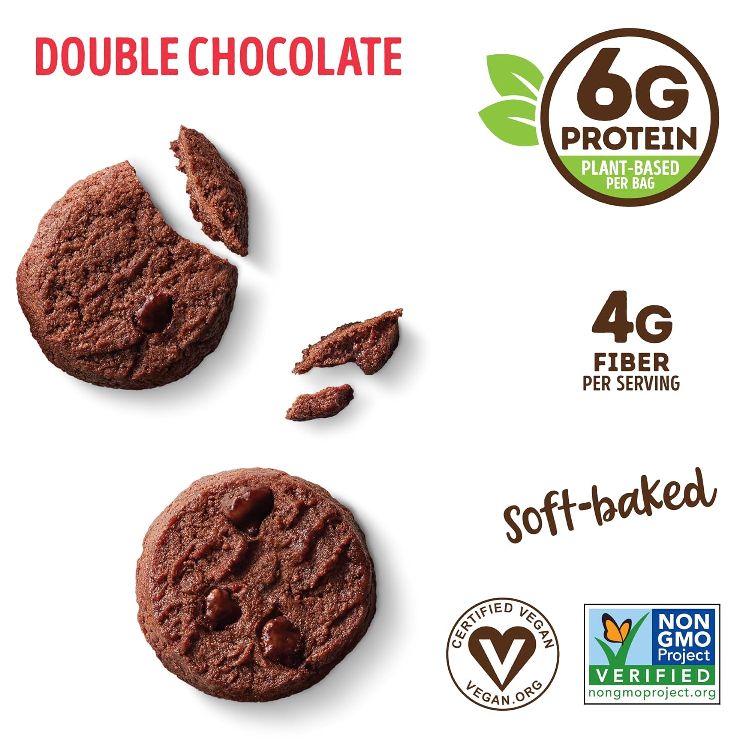 Lenny & Larry's, Crunchy Cookies, Double Chocolate Chip 35g