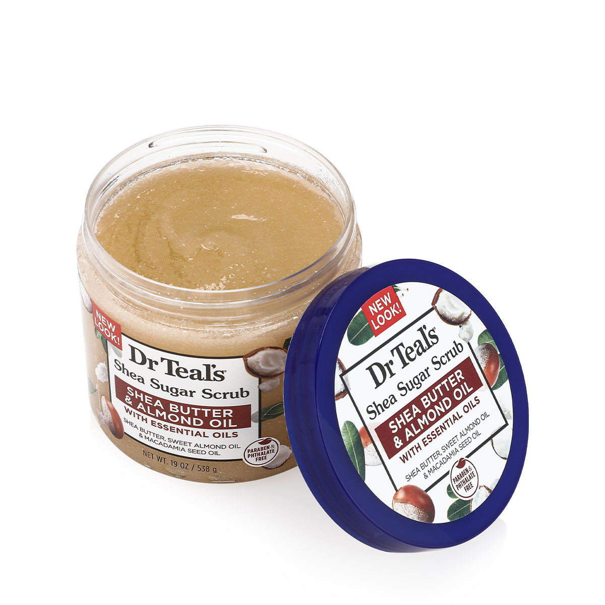 Dr Teal’s Shea Sugar Scrub with Shea Butter & Almond Oil - 19 oz