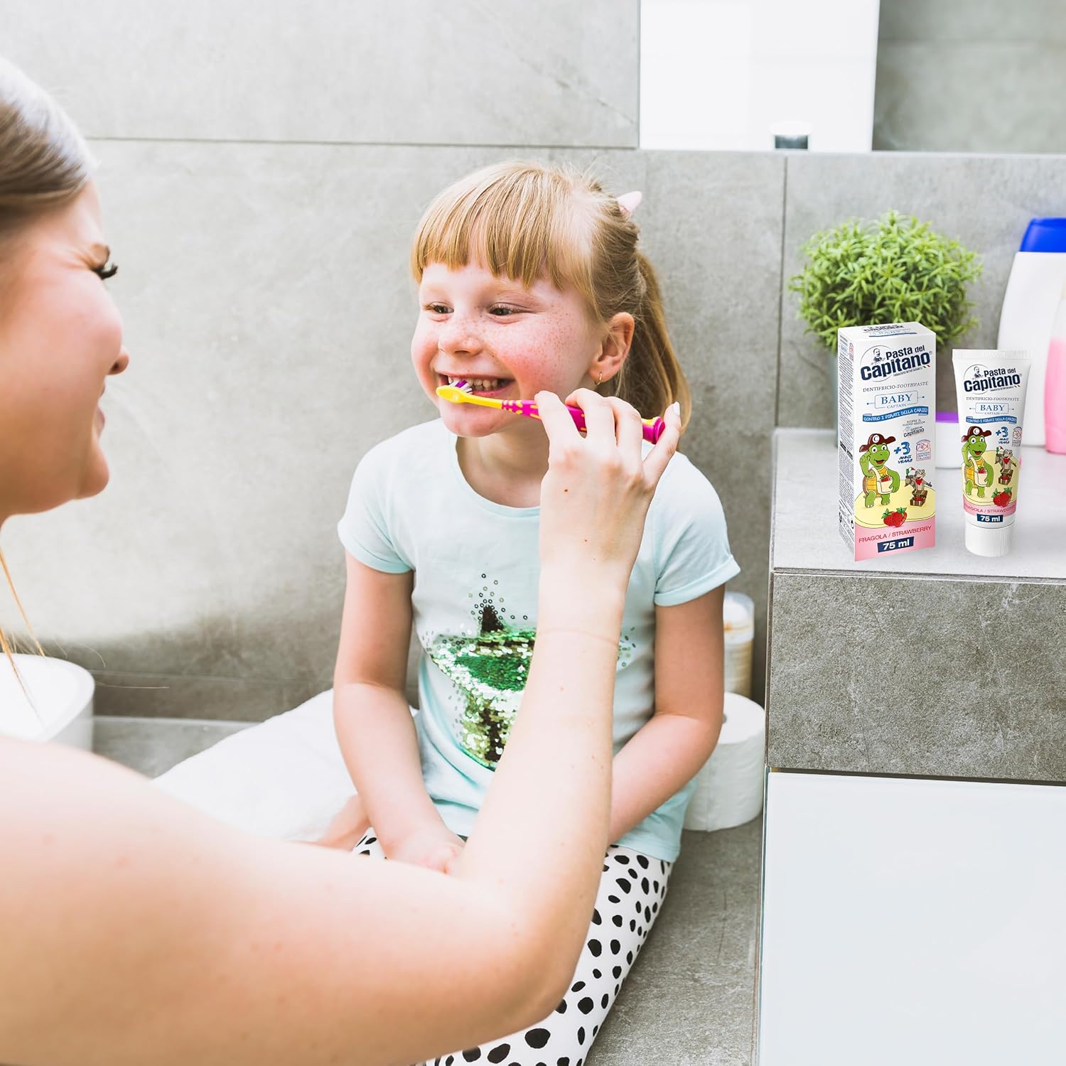 Pasta del Capitano Baby Captain Strawberry toothpaste 3+ Years 75ml