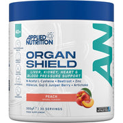 Applied Nutrition Organ Shield, Liver & Heart Health Antioxidant Support, Choline, CoQ10, Selenium & Botanicals Peach Flavour 300g